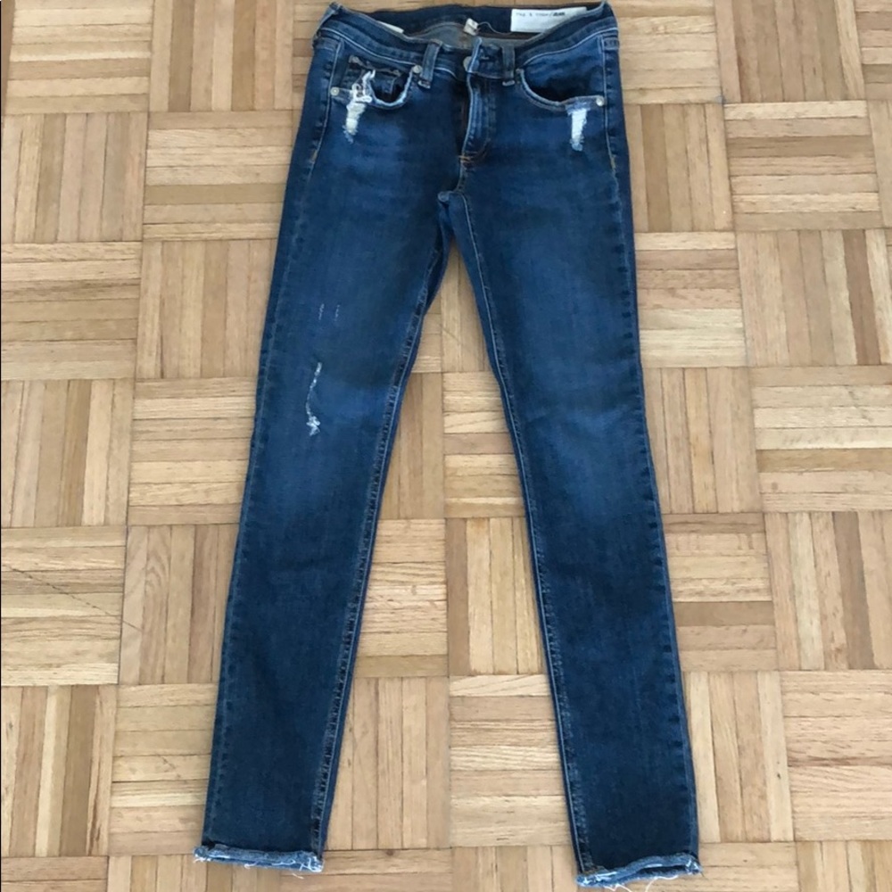 Rag and bone distressed jean